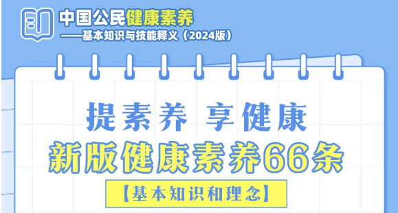 【健康宣教】提素养 促健康 | 新版健康素养66条 【健康宣教】提素养 促健康 | 新版健康素养66条