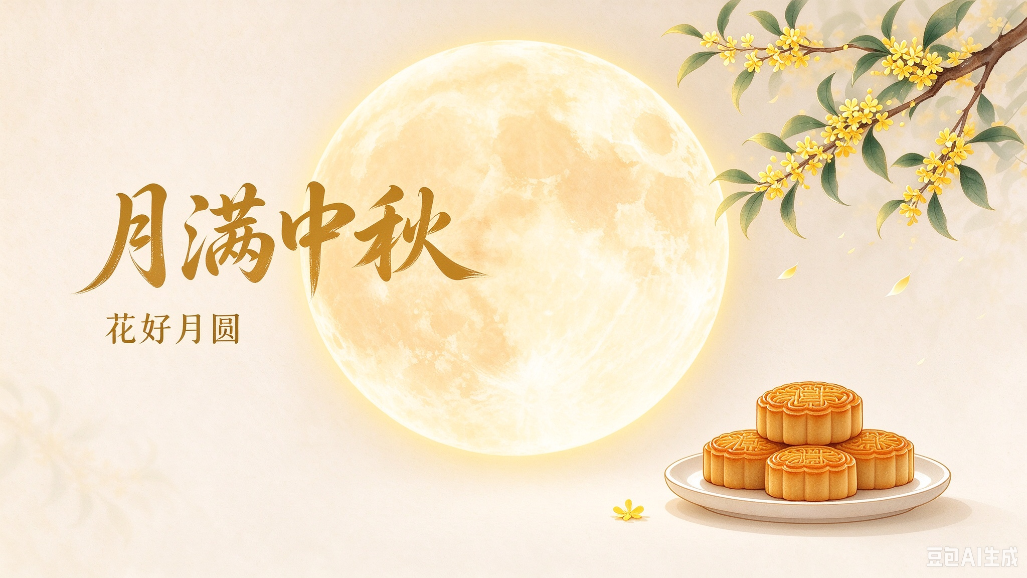 中秋月朗  医者情长